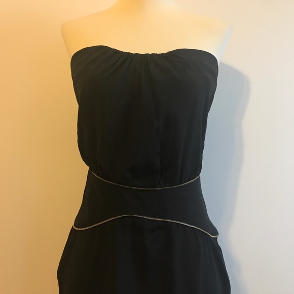 NWT Lia Kes Strapless Tulip Dress w/ Zipper Detail - Picture 4 of 5